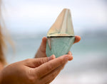 Large Vegan Aquamarine Mermaid Crystal Healing Soap In a Luxury box plus a FREE Bamboo Dish Best Spiritual Gift
