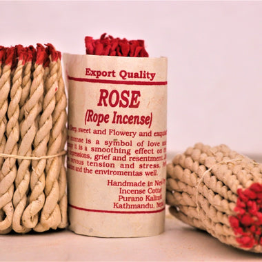 Handmade Rose Tibetan Incense from Nepal - Purify / Smudging / Aura & Space Cleanse