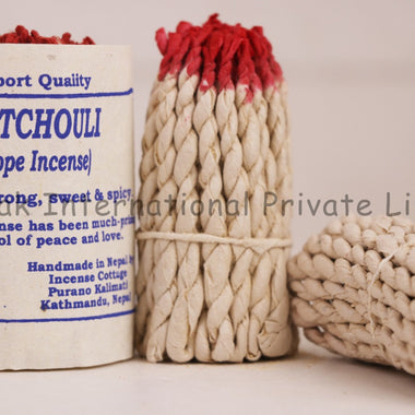 Handmade Tibetan Patchouli Rope Incense from Nepal - Purify / Smudging / Aura & Space Cleanse