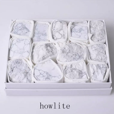 Raw Howlite Healing Stone Gift Box